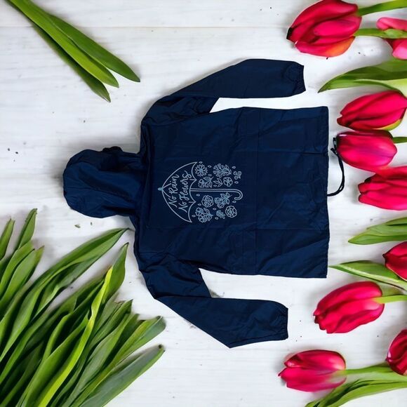 NWT Wool + Pepper Co. NO RAIN NO FLOWERS Raincoat / Windbreaker - Picture 1 of 5